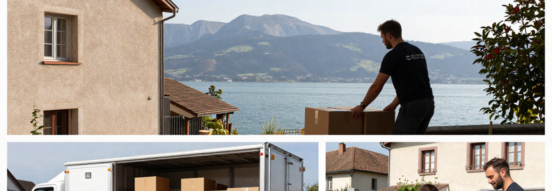 Déménagement transfrontalier entre France et Genève, transport mobilier de part et d'autre de la frontière suisse