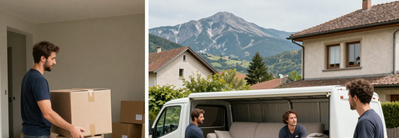 Formules Demenagement Economique Schwyz Trois formules de déménagement à Schwyz : emballage autonome, transport par professionnels, estimation détaillée