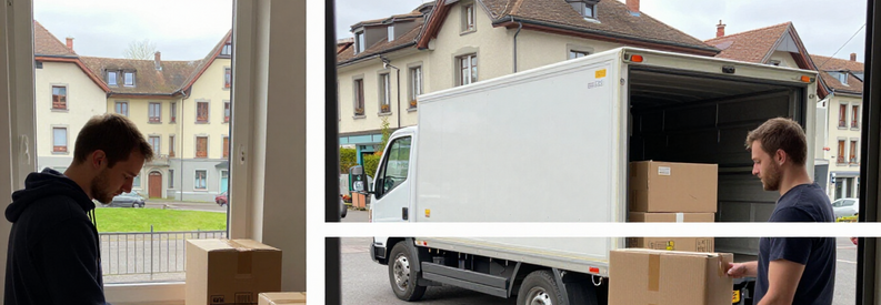 Processus déménagement Zoug en trois étapes : description projet, consultation professionnel, confirmation prestation