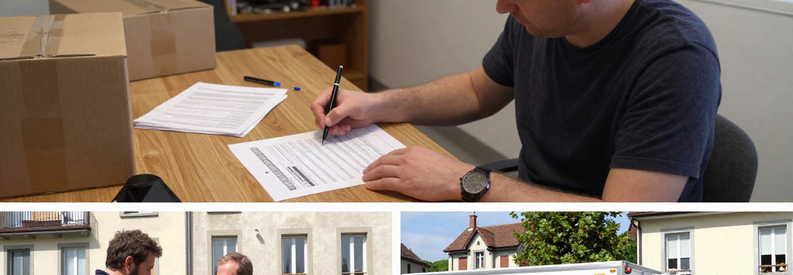 Les trois étapes pour obtenir une offre de déménagement à Winterthour : description du projet, consultation, intervention préparée