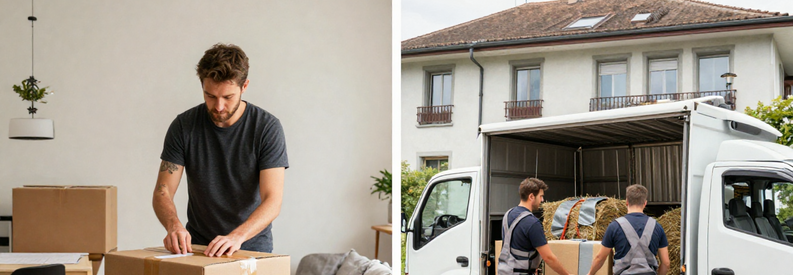 Demenagement Wil Formule Economique Vs Cle En Main Comparaison formule économique emballage soi-même versus service complet déménageurs professionnels à Wil