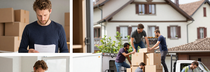 Etapes Demande Demenagement Schaffhouse Les trois étapes pour obtenir une offre de déménagement à Schaffhouse : formulaire, consultation déménageur, mise en œuvre.