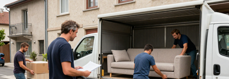 Services Demenageur Meyrin Tarifs Logement Déménageurs professionnels à Meyrin illustrant les différents services inclus ou en supplément selon le budget